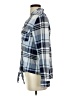 New York Laundry Plaid Blue Long Sleeve Blouse Size S - photo 5