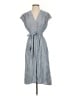 Max Studio Stripes Gray Casual Dress Size XS - photo 1