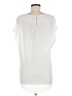 Pleione 100% Polyester White Short Sleeve Blouse Size M - photo 2
