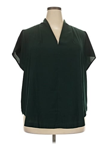 Universal Standard Short Sleeve Blouse (view 1)
