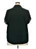 Universal Standard 100% Polyester Green Short Sleeve Blouse Size 18 (M) - photo 2
