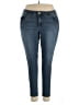 Democracy Solid Blue Jeans Size 18 - photo 1