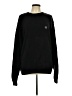 Chaps 100% Cotton Solid Black Pullover Sweater Size L - photo 1