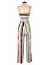 Assorted Brands Stripes White Jumpsuit Size M - photo 2