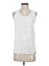 Saint Tropez West 100% Polyester White Sleeveless Blouse Size S - photo 1