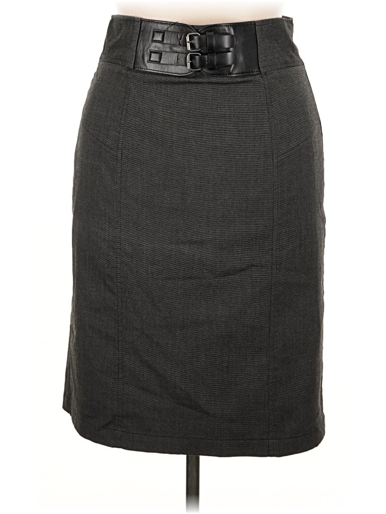Pre-owned Worthington Formal Skirt In Gray