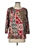 Links Red 3/4 Sleeve Blouse Size L - photo 1