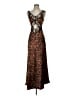 4th and Reckless 100% Polyester Animal Print Brown Cocktail Dress Size XS - photo 1