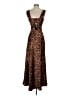 4th and Reckless 100% Polyester Animal Print Brown Cocktail Dress Size XS - photo 2