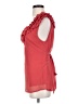 Baraschi 100% Polyester Red Sleeveless Blouse Size M - photo 5