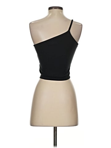 Madewell One-Shoulder Crop Tank in Sleekhold (view 2)