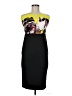 Venus Graphic Black Cocktail Dress Size 8 - photo 1