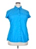 Magellan's 100% Polyester Blue Short Sleeve Blouse Size XXL - photo 1