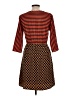 Everly 100% Polyester Stripes Brown Casual Dress Size L - photo 2