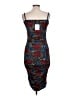 oasis Print Blue Cocktail Dress Size L - photo 2