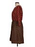 Everly 100% Polyester Stripes Brown Casual Dress Size L - photo 5