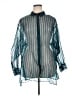 DR2 100% Polyester Teal 3/4 Sleeve Blouse Size XL - photo 1