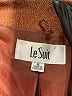Le Suit 100% Polyester Tweed Brown Blazer Size 16 - photo 6