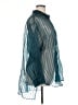 DR2 100% Polyester Teal 3/4 Sleeve Blouse Size XL - photo 4