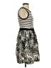 Peter Som Stripes Black Casual Dress Size 4 - photo 4