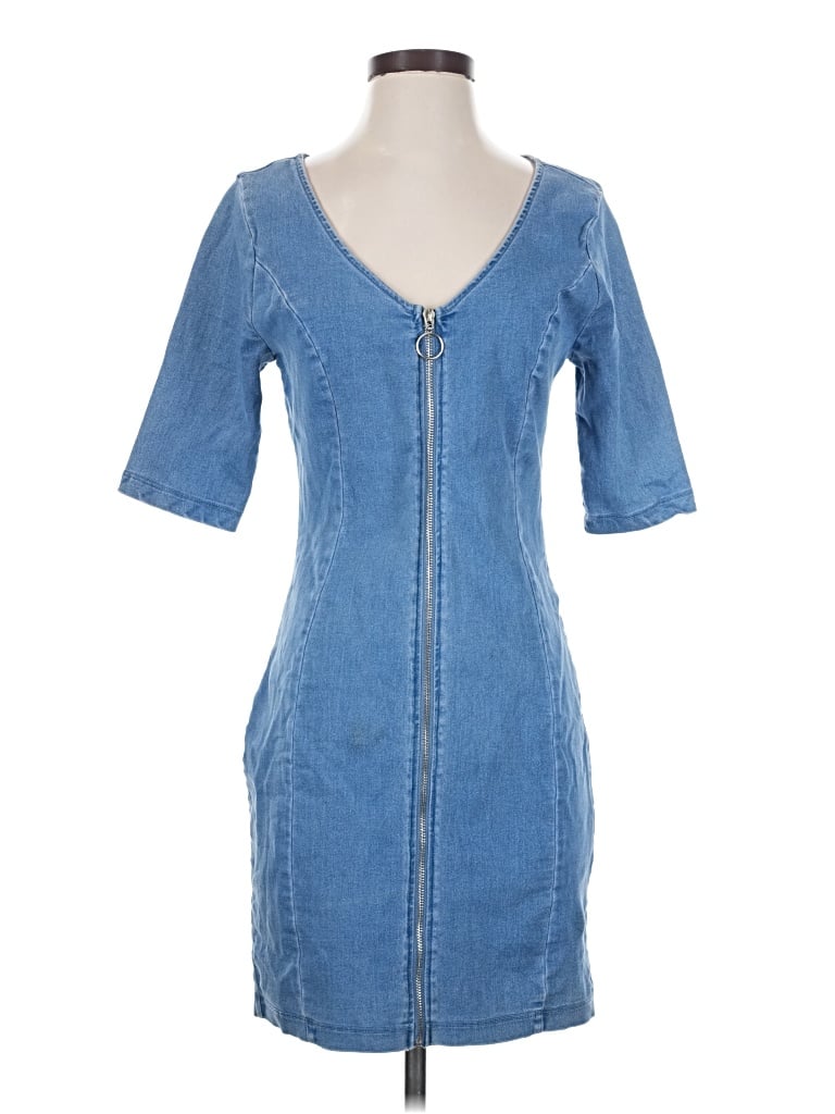 Pre-owned Iris Casual Dress In Blue
