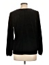 Ann Taylor LOFT Outlet Black Long Sleeve Blouse Size L - photo 2