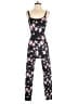 LoveShackFancy Floral Black Jumpsuit Size XS - photo 1