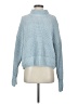 Double Zero 100% Polyester Solid Blue Pullover Sweater Size M - photo 1