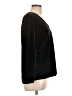 Ann Taylor LOFT Outlet Black Long Sleeve Blouse Size L - photo 4