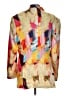 Assorted Brands 100% Polyester Print Gold Blazer Size L - photo 2