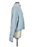 Double Zero 100% Polyester Solid Blue Pullover Sweater Size M - photo 4