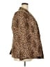 Ann Taylor LOFT 100% Polyester Animal Print Brown Blazer Size 20 - photo 4