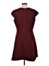 Mossimo Color Block Burgundy Casual Dress Size L - photo 2