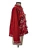 Chico's Design 100% Silk Red Long Sleeve Silk Top Size Sm (0) - photo 4