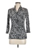 Chaus Gray 3/4 Sleeve Blouse Size M - photo 1