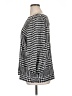 Talbots 100% Polyester Houndstooth Black 3/4 Sleeve Blouse Size XL - photo 5