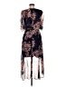 Jessica Howard 100% Polyester Floral Black Cocktail Dress Size 8 (petite) - photo 2