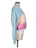 Shein 100% Acrylic Color Block Blue Pink Cardigan Size 6 - photo 4