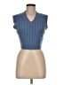 Shein 100% Acrylic Blue Sweater Vest Size 6 - photo 1