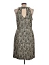 Antonio Melani 100% Polyester Animal Print Tan Cocktail Dress Size 12 - photo 2