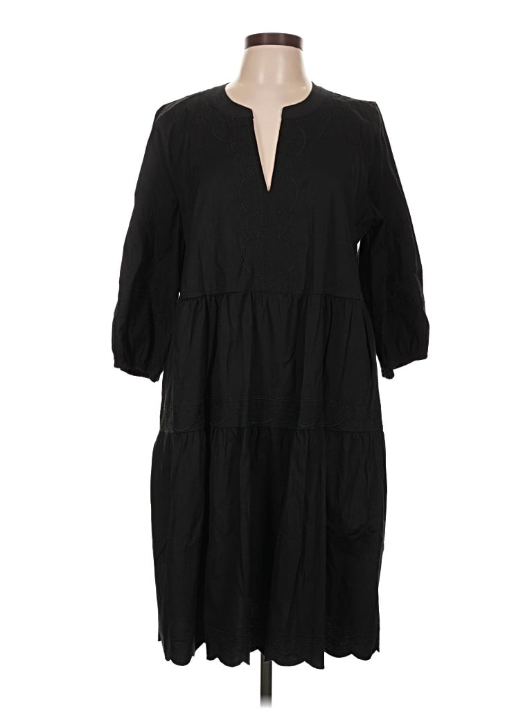 Pre-owned Chico's Casual Dress In Black