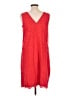 Gap 100% Polyester Red Cocktail Dress Size L - photo 2