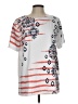 Links Print Silver Short Sleeve T-Shirt Size L - photo 1