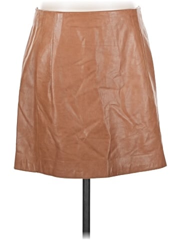 Vince. Leather Skirt (view 1)