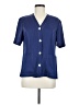 Rodier 100% Viscose Blue Short Sleeve Blouse Size EU (FR) 40 / US 8 - photo 1