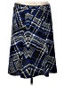 Sunny Leigh Argyle Blue Formal Skirt Size L - photo 1