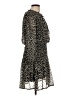 Bishop + Young 100% Polyester Animal Print Black Casual Dress Size L - photo 4