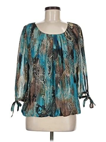 Sara Michelle 3/4 Sleeve Blouse (view 1)