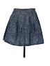 MICHAEL Michael Kors 100% Cotton Solid Blue Denim Skirt Size 4 (petite) - photo 2