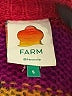 FARM Rio Color Block Purple Pullover Sweater Size S - photo 7